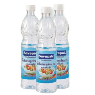 เซพแพ็ค น้ำส้มสายชูเทียม ขนาด 700ml ยกแพ็ค 3ขวด SAVEPAK