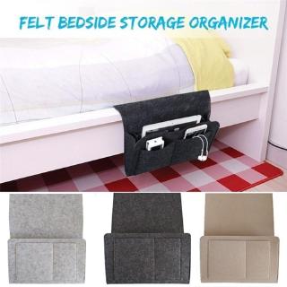 1 Pc Felt Bedside Sofa Storage Bag Remote Book Mobile Phone Hanging Sundries Organizer Dormitory Storage Bag