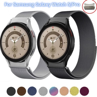 สายนาฬิกาข้อมือโลหะ สไตล์คลาสสิก สําหรับ Samsung Galaxy Watch 5 4 4 44 มม. 40 มม. 46 มม. 42 มม. Galaxy Watch 5 pro 45 มม.