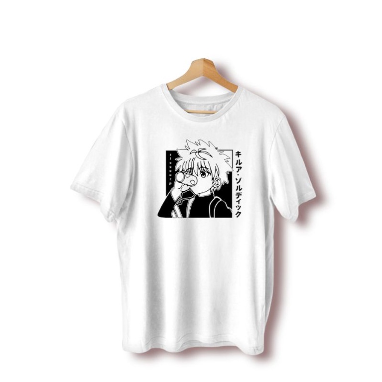 KILLUA HXH เสื้อยืด KILLUA ANIME HUNTER DISTRO เสื้อยืด