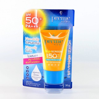 Preme Nobu Sunscreen SPF50+ PA+++ 30 g