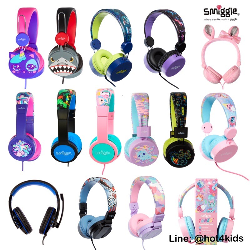 smiggle สมิกเกอร์ headphone หูฟังเด็ก 💰จ่ายปลายทางได้ 💵แท้💯 Shopee