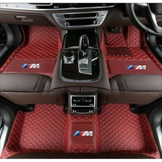 Bmw F01/F02 F10 F30 E60 E90 G11/G12 G20 G30 พรมรถยนต์หนังกันน้ํา.