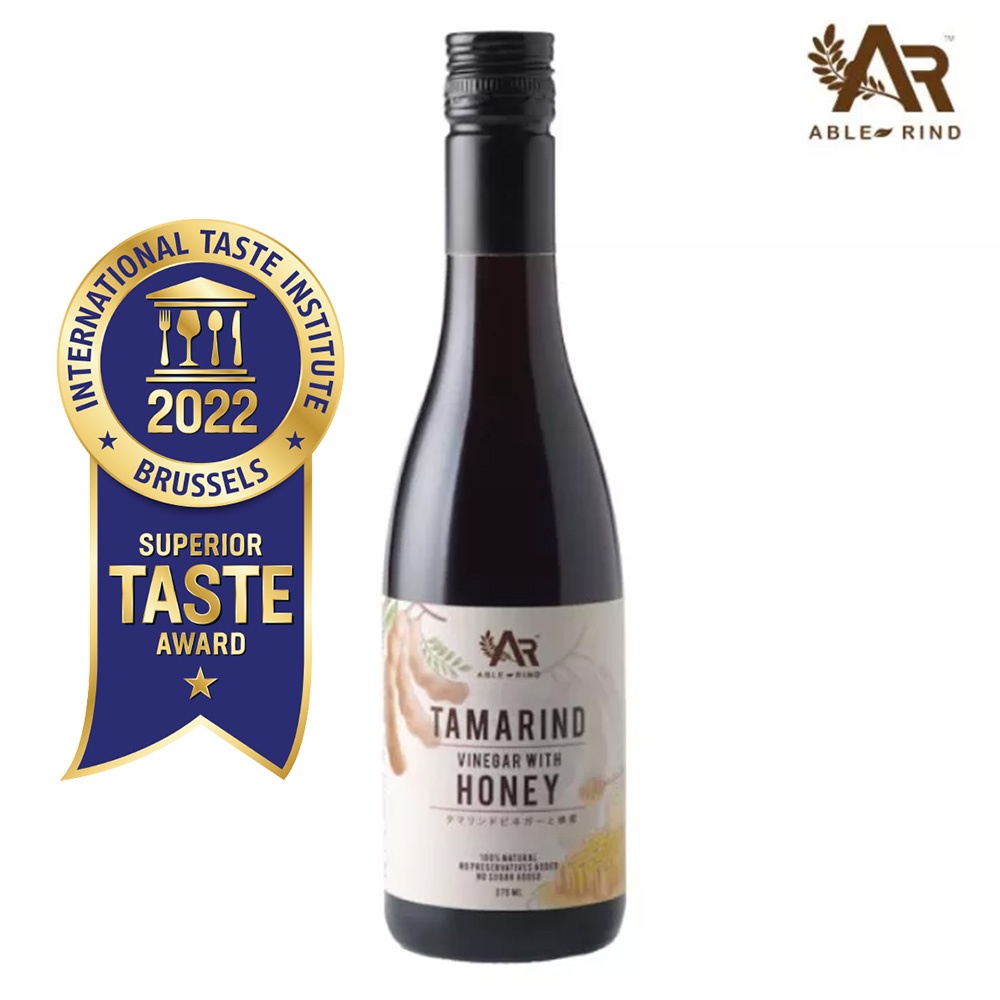 น้ำส้มสายชูหมักมะขาม ผสมน้ำผึ้ง 375มล. Ablerind Tamarind Vinegar With Honey 375ml