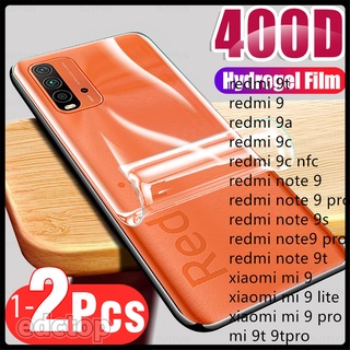 Full Back Protector Hydrogel Film On The For Xiaomi Redmi 9T 9A 9C NFC Note 9T 9S 9 Pro Max Mi 9 Se Mi9 Lite glass