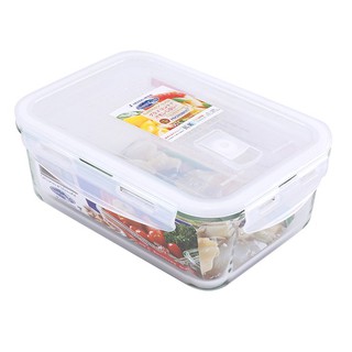 ถูกที่สุด✅  ซุปเปอร์ล็อค กล่องแก้วใส่อาหาร รุ่น 6290 ขนาด 1860 มล. SUPER LOCK Rectangular Glass Food Container No.6290 1