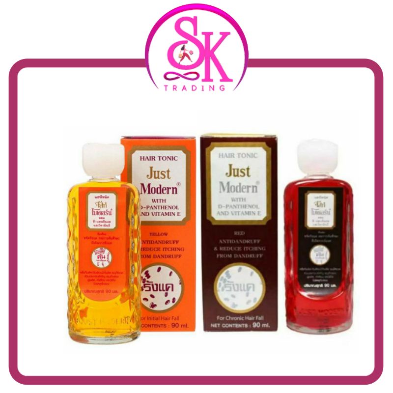 Just Modern Hair Tonic แฮร์โทนิค จัสท์โมเดอร์น 90 มล. (แก้คัน, ขจัด