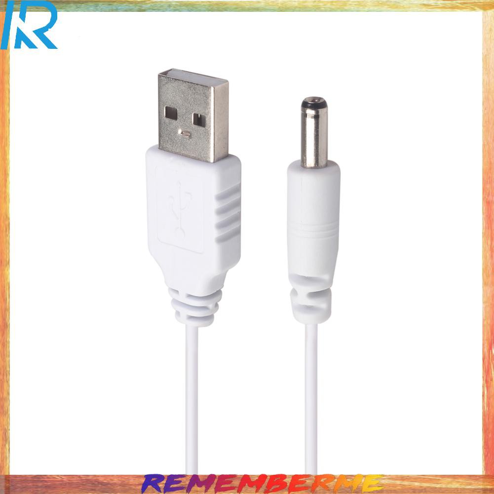 Rem Usb A Male To Dc 3 5 Mm Power สายเคเบิ้ล 3 5x1 35 Mm 5v Dc Barrel Jack สายไฟเชื่อม 9456