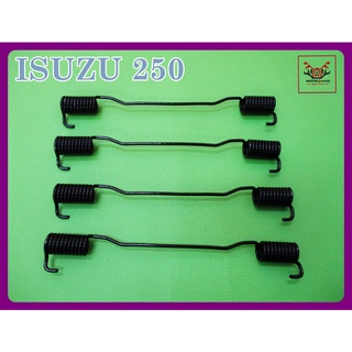 ISUZU 250 REAR SPRING BRAKE SET "BLACK" ( 4 PCS.) // ชุดสปริงเบรกหลัง อีซูซุ 250 สีดำ สินค้าคุณภาพดี