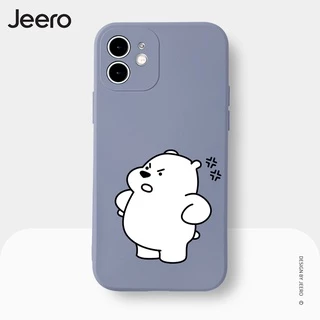 JEERO เคสคู่ เคสไอโฟน คู่รัก ขอบเหลี่ยมกันกระแทกซิลิโคนนุ่มลายการ์ตูนตลก เคสโทรศัพท์ Compatible for iPhone 17 Air 16 15 14 13 12 11 Pro Max SE 2020 X XR XS 8 7 Plus xsmax 7plus 8plus พลัส HFC250