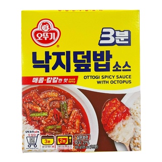 พร้อมส่ง 3분 낙지덮밥 소스 หมึกผัดซอสรสเผ็ด OTTOGI Spicy Sauce With Octopus 150g