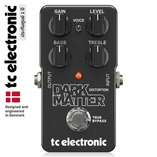 Tc Electronic® Dark Matter Distortion เอฟฟเคกีตาร์ เสียง Distortion สามารถใช้กับทุกแนวดนตรี ** ประกันศูนย์ 1 ปี **