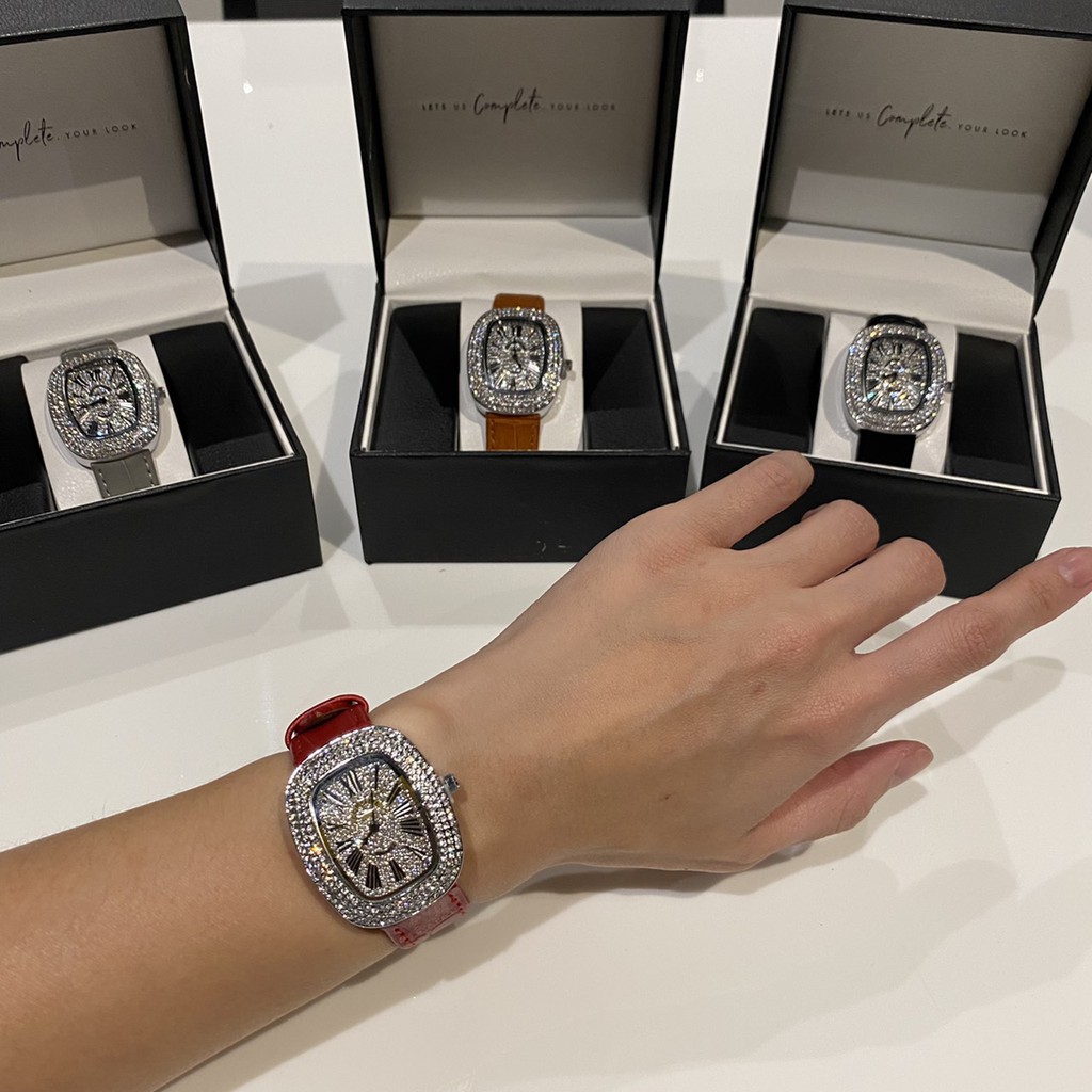 GL Silver hardware นาฬิกา แฟชั่นหรูหรา