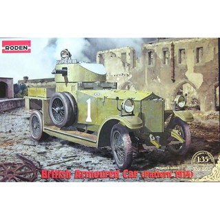 Roden Model Kit 1/35 RO803 British Armoured Car(Pattern 1914)