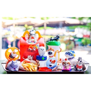 The secret life of pets Happy Meal MC Donald Toy 2019 เรื่องลับแก๊งขนฟู 2 ( จำนวนจำกัด ) ครบชุด 10 ตัว น่าเก็บมากที่สุด