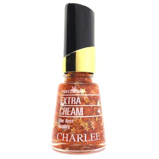 Charlee Nail Polish ยาทาเล็บชาลี 15 ml. สีกากเพชร (รูปดาว) เบอร์ 131