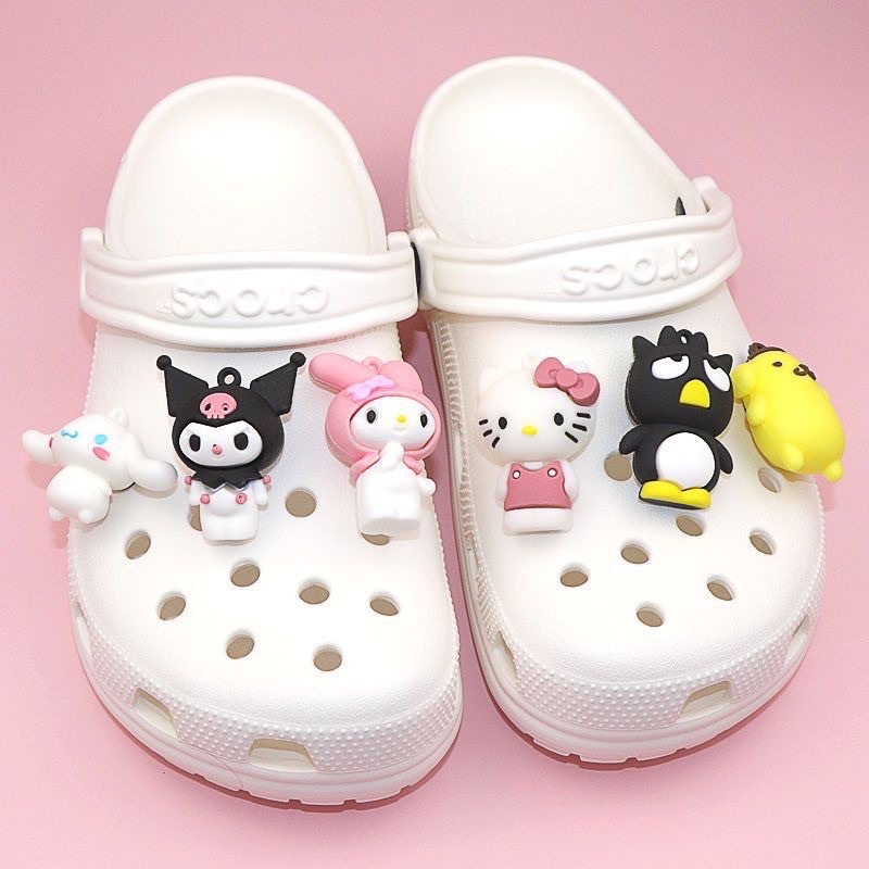 💦พร้อมส่ง💦จิ๊บบิทตัวติดรองเท้า Jibbitz shoes Charm 3D 🌈ลายการ์ตูนน่ารัก ตัวติดรองเท้ามีรูทุกชนิด