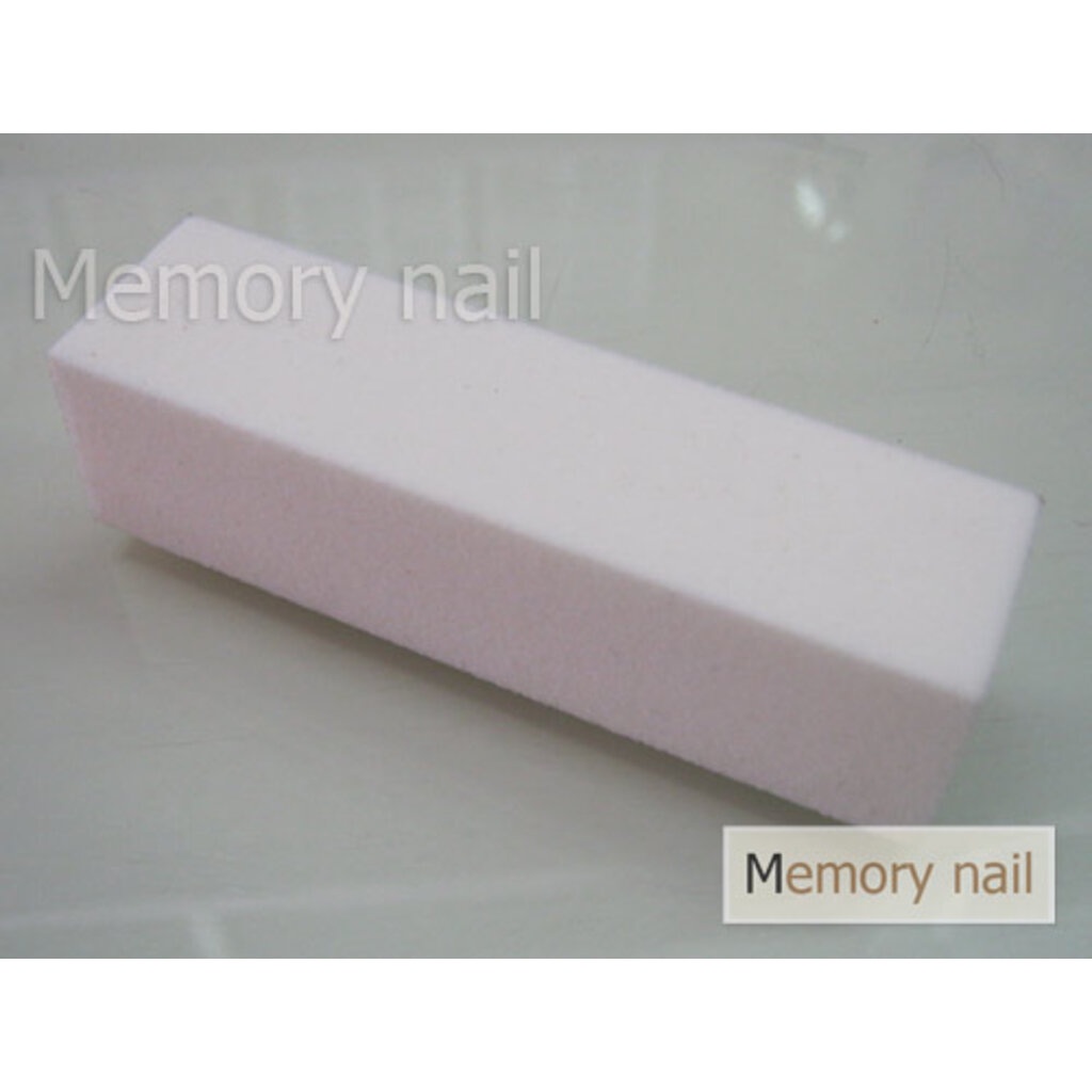 ตะไบบล็อคละเอียด สีขาว ตะไบเล็บ ตะไบกล่องสีเหลี่ยม