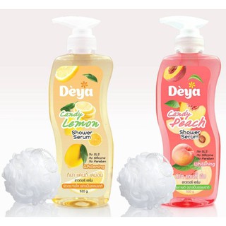 Deya ดีย่า เซรั่มอาบน้ำ รุ่นแคนดี้ กลิ่นเลม่อนหรือพีช 520g