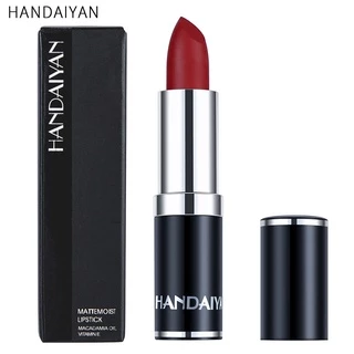 1 ชิ้น เซ็กซี่ สีนู้ด สีแดง สีน้ําตาล สีม่วง ลิปกลอส เนื้อแมตต์ ลิปกลอส กํามะหยี่ ลิปสติก แมตต์ กันน้ํา แต่งหน้า เครื่องสําอาง ติดทนนาน