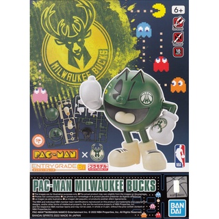 1063219 BANDAI SPIRITS ENTRY GRADE PAC-MAN MILWAUKEE BUCKS