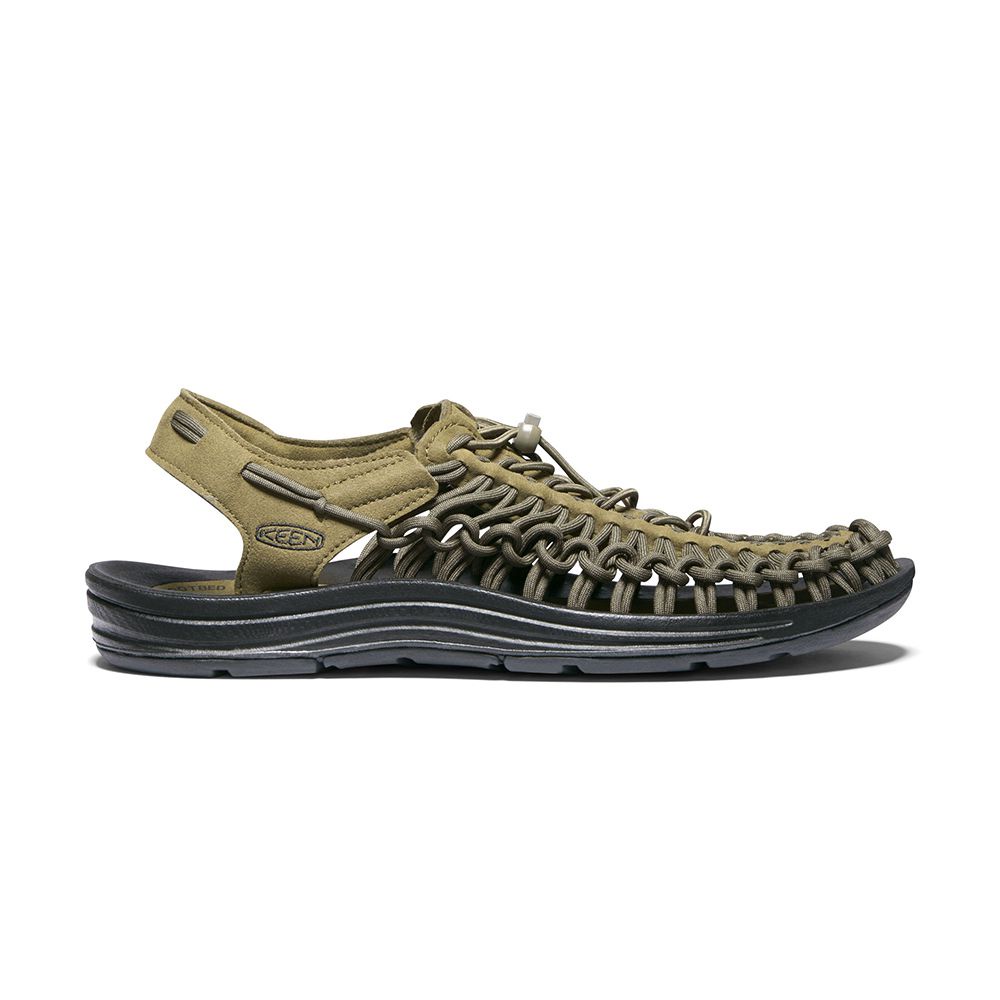 [ลด30% เก็บโค้ด 2509FASHDD] KEEN Men Uneek - Olive/Black รองเท้า คีน แท้ รุ่นฮิต ผู้ชาย