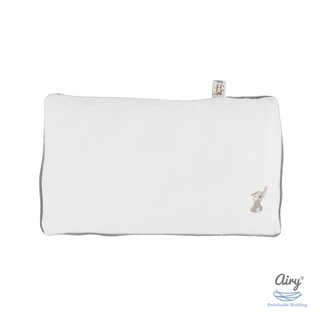 Airy หมอนระบายอากาศสำหรับเด็ก 6 เดือนขึ้นไป รุ่นดีลักซ์ใยไผ่ ( ขนาด 24x40x3 cm )