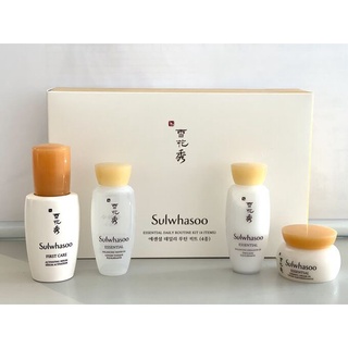 Sulwhasoo Essential Daily Routine Kit [4 Items] เซทบำรุงผิวหน้า 4 ชิ้น จากโซลวาซูล