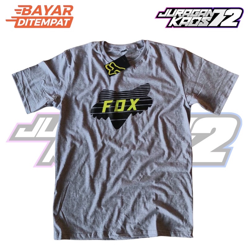 FOX STRIP STABILO PREMIUM LOGO T-SHIRT (MX T-SHIRT/ENDURO/SUPERMOTO/MXGP)