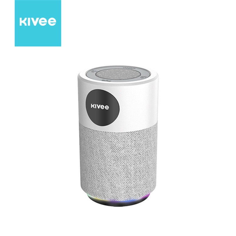 【มาถึงใน 2-5 วัน】KIVEE Mini ลำโพง bluetooth 5.0 เบสหนัก Speaker ไมโครโฟนในตัว รองรับการเล่นการ์ด BT, TF,AUX