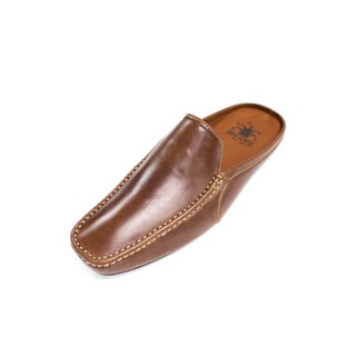 Heavy Shoes รองเท้าหนังแท้เปิดส้น OL8410 มี 2 สี
