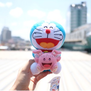 ตุ๊กตา Doraemon โดเรม่อน ท่านั่ง อุ้มตุ๊กตา The Movie 7นิ้ว โดราเอม่อน