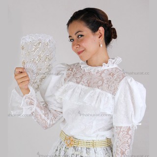 Phahuratdotcom_ชุดไทยเสื้อลูกไม้ประยุกต์