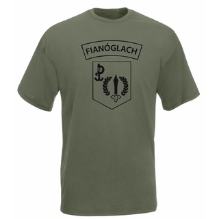 เสื้อยืดแขนสั้น พิมพ์ลาย Fianoglach Army แฟชั่นฤดูร้อน สไตล์ทหาร สําหรับผู้ชายS-5XL