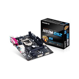 GIGABYTE SOCKET 1150 H81 Model : GA_H81M_DS2 /h81 LWC ประกัน 1ปี เกรด A