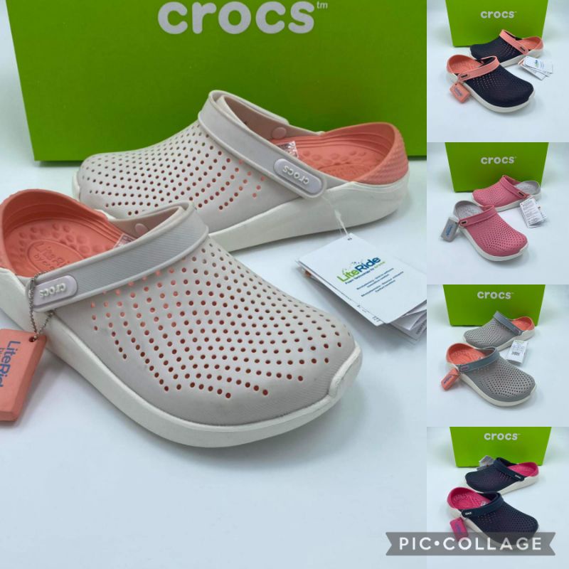 Crocs LiteRide Clog รองเท้าคร็อคส์รุ่นฮิต สำหรับผู้หญิง มีสินค้าพร้อมส่ง