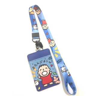 สายคล้องคอ สายคล้องบัตร ที่ใส่บัตร ซองใส่บัตร พร้อมสายคล้องคอ ลาย TABO SK BIG1 ทาโบะ งานดี สวยงาม สำหรับ บัตร 6x8 cm8118