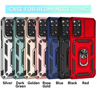 เคสโทรศัพท์มือถือ กันกระแทก พร้อมตัวยึดวาง แฟชั่น สําหรับ Xiaomi Redmi Note 11 4G Note 11 10 9 Pro Max Pro+ 5G 9S 10S 11S 10C 10A 10 Prime