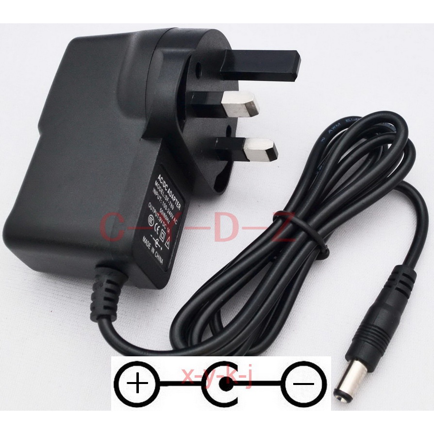 อะแดปเตอร ์ AC กีตาร ์ เหยียบผล DC 18V 12V 10V 9V 6V 1.5A 1A 1000mA 600mA 500mA Switching แหล ่ งจ ่ ายไฟย ้ อนกลับขั ้ ว DC ปลั ๊ กภายในลบ 5.5 มม.US