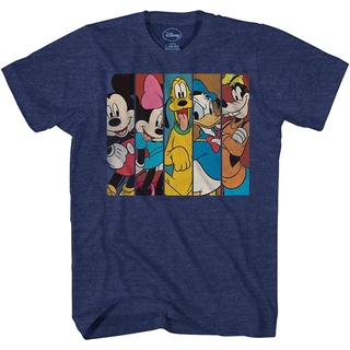 เสื้อยืด พิมพ์ลาย Disney Mickey Minnie Mouse Pluto Donald Duck Goofy World สําหรับผู้ชาย