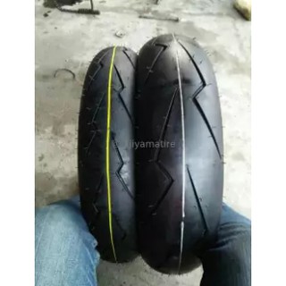 ยางคู่หน้าหลัง สำหรับ R15 MSLAZ CBR150i ขนาด 110/70-17 และ 140/70-17 มอเตอร์ไซค์ ขอบ17 เกาะถนนและเข้าโค้งดีเยี่ยม