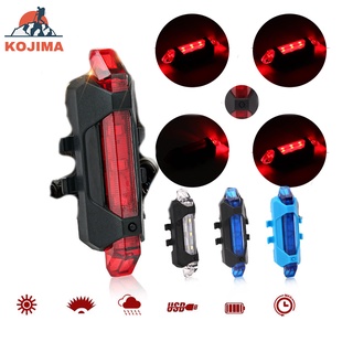 KOJIMA Taillight ไฟท้ายจักรยาน แบบชาร์จ USB ไฟจักรยาน แสงไฟ LED ชาร์จไฟผ่าน ไฟเตือนจักรยาน Bicycle warning light