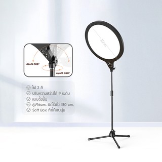 ชุดไฟ Soft Box ขาตั้งพื้น อุปกรณ์ช่วยในการถ่ายรูป ไลฟ์สด อุปกรณ์เพิ่มความขาว แสงสว่าง ชุดอุปกรณ์ขาตั้งพื้น