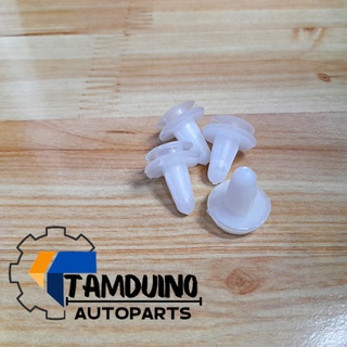 คลิปปุ่มกดฮาร์ดบอร์ด สีขาว สําหรับ TOYOTA DAIHATSU MAZDA MITSUBISHI SUZUKI