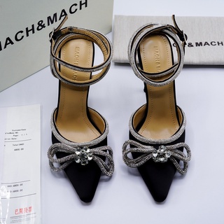 รองเท้าส้นสูง Mach &amp; Mach Heel SS21 สูง 10cm มาพร้อมกล่องอุปกรณ์ครบ ถ่ายรูปจากสินค้าจริง Size 36 ถึง 40