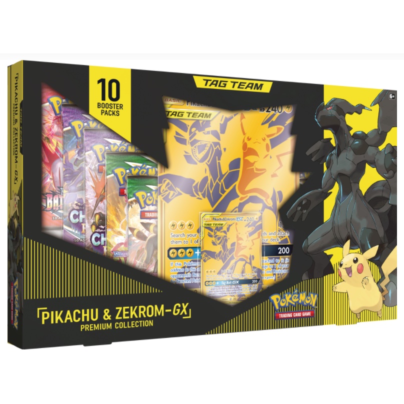 Pokemon Cards TCG: Pikachu &amp; Zekrom-GX Premium