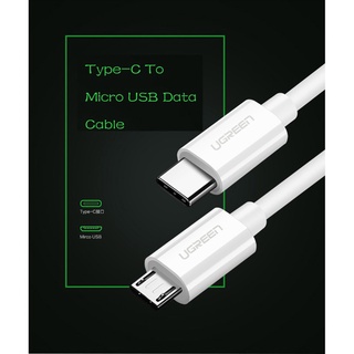 Ugreen 2A Type-C to Micro USB Cable Type-C to Mini USB Cable สําหรับคอมพิวเตอร์ IP Android โทรศัพท์