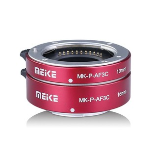 MEIKE AUTOMATIC EXTENSION TUBE SET FOR PANASONIC MICRO 4/3 RED (MK-P-AF3C) สีแดง