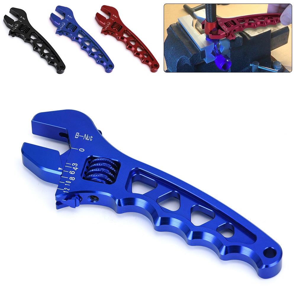 ปรับ AN 3 4 6 8 10 12 อลูมิเนียม WRENCH HOSE Fitting เครื่องมืออลูมิเนียม Spanner AN3-AN12