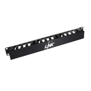 Link US-3053A Cable Management Panel with Cover, 1U Rack Mountable